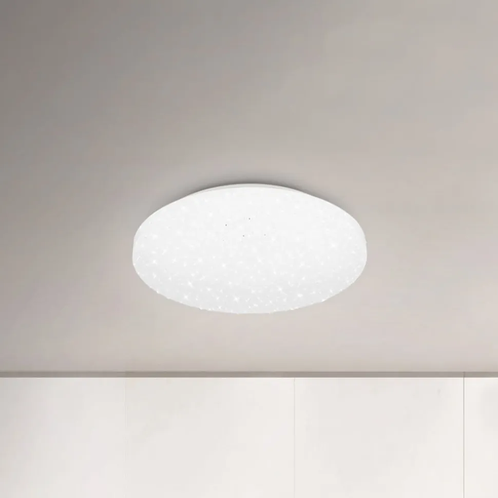 LED-loftslampe Case IP44 starry sky 840 Ø 28cm