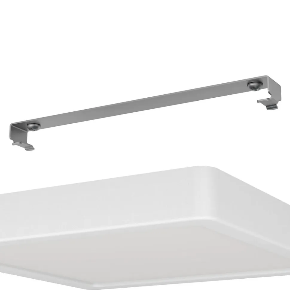 LED-loftslampe Fueva 5 IP44 3000K hvid 21x21cm