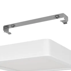 LED-loftslampe Fueva 5 IP44 3000K hvid 16x16cm