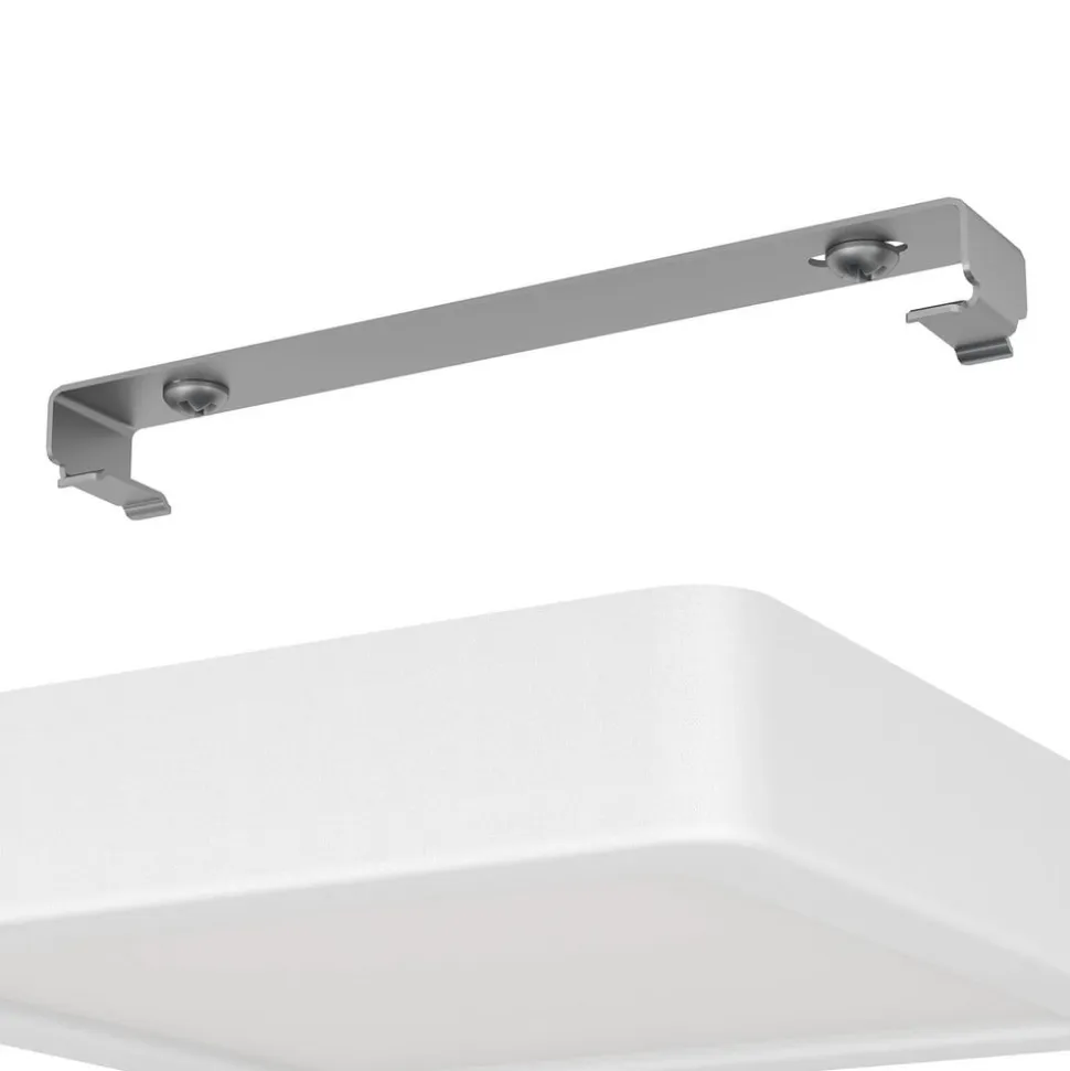 LED-loftslampe Fueva 5 IP44 3000K hvid 16x16cm