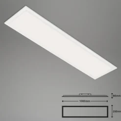LED-loftslampe Piatto S dæmpbar CCT hvid 100x25cm