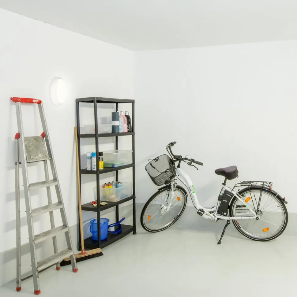LED-loftslampe Pictor, rund, beskyttelsesklasse IP54