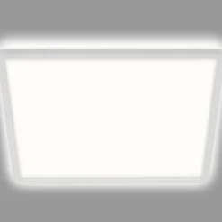 LED-loftslampe Slank, kantet 29,3 x 29,3 cm