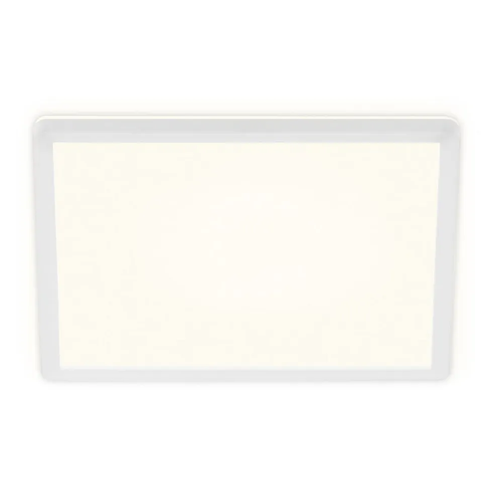 LED-loftslampe Slank, kantet 29,3 x 29,3 cm