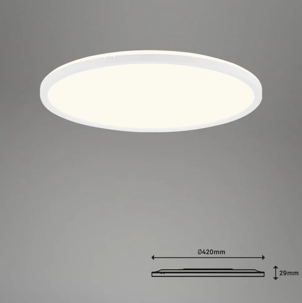 LED-loftslampe Slim S dæmpbar CCT hvid Ø 45 cm