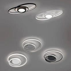 LED-loftslampe Zibal, dæmpbar, hvid