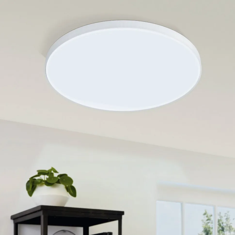 LED-loftslampe Zubieta-A, hvid, Ø60cm