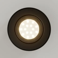 LED-loftsspot i rør, sort