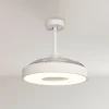 LED-loftventilator Coin hvid DC-motor støjsvag Ø 106 cm CCT