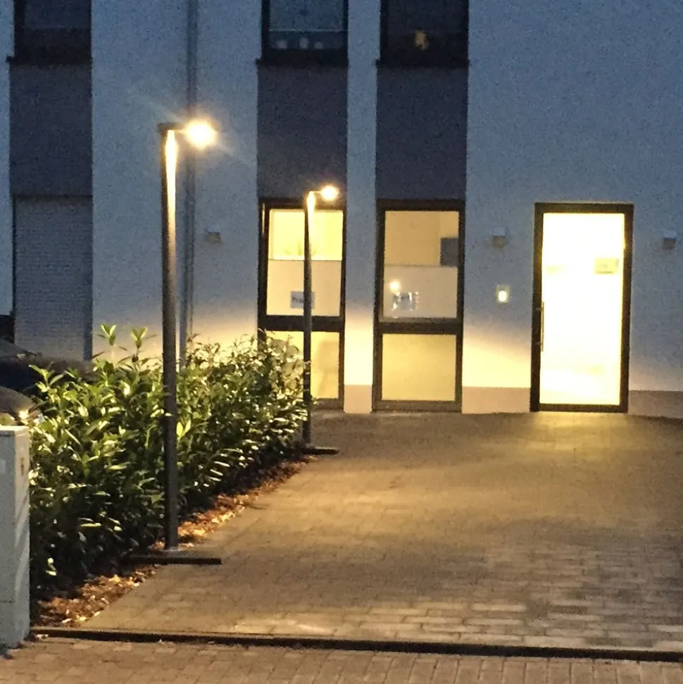 LED-lygtepæl 866, aluminium, antracit, højde 300 cm