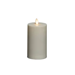 LED-lys IP44 cremehvid glat Højde 18 cm