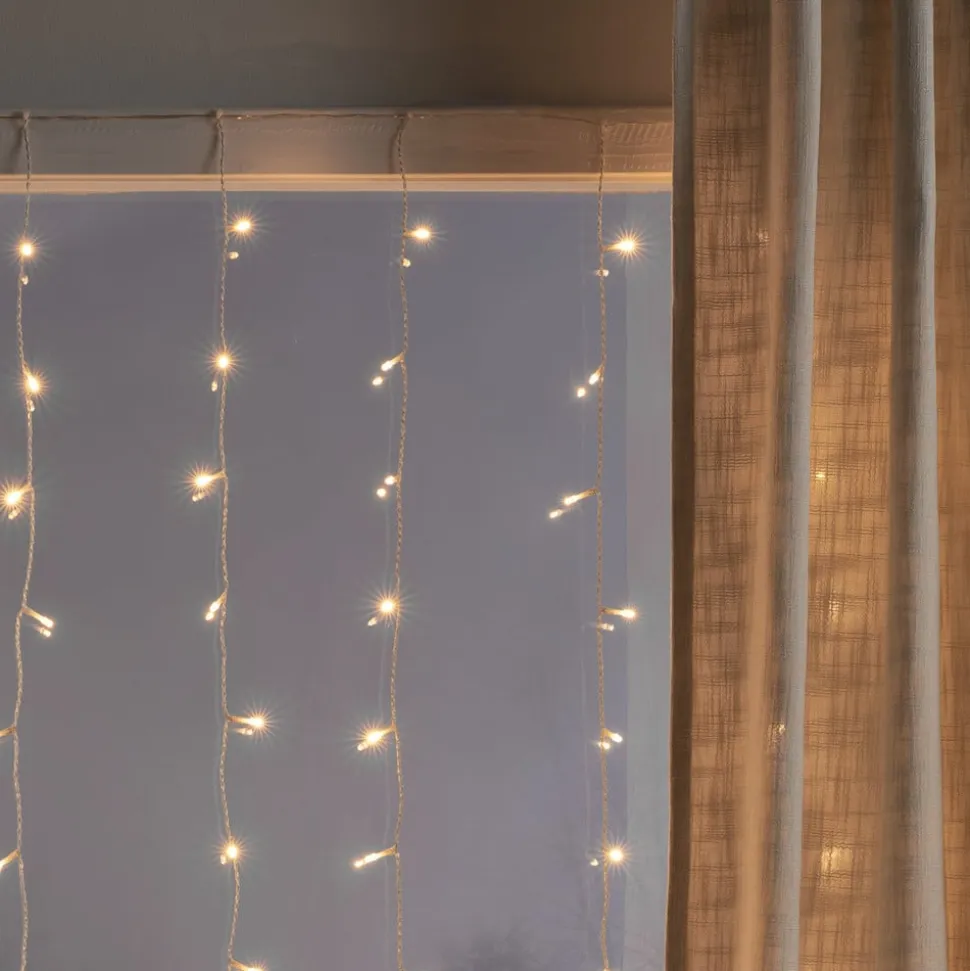 LED-lysforhæng, 120 lyskilder, varmhvid
