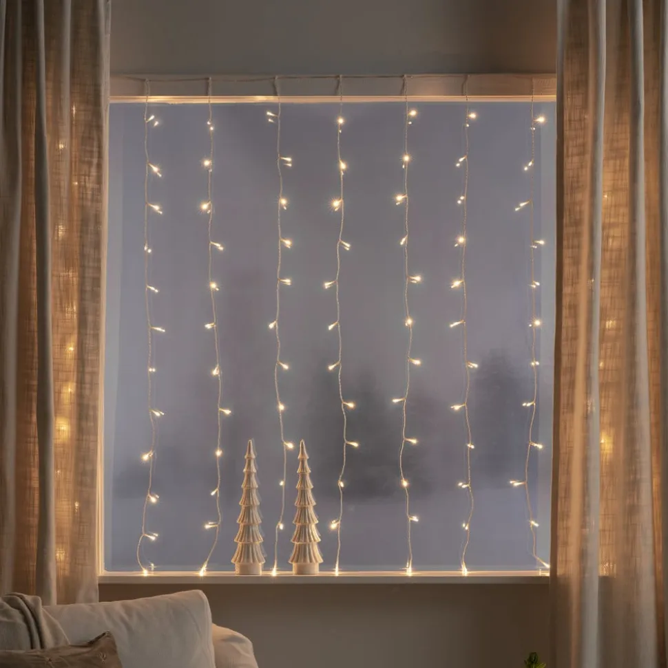 LED-lysforhæng, 120 lyskilder, varmhvid