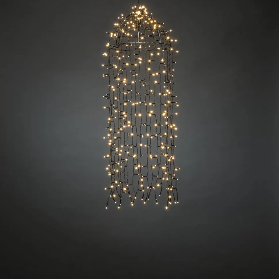 LED-lysgardin vandmand 2.600K 400 LED'er 95x30cm