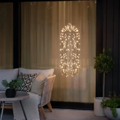 LED-lysgardin vandmand 2.600K 400 LED'er 95x30cm