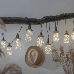 LED-lyskæde Circus Bottle i flaskeoptik