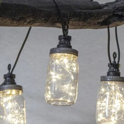 LED-lyskæde Circus Bottle i flaskeoptik