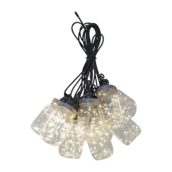 LED-lyskæde Circus Bottle i flaskeoptik
