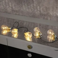 LED-lyskæde Glow Battery m. fem lysk.