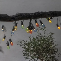 LED-lyskæde Small Hooky, farverige