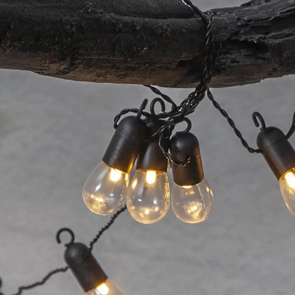 LED-lyskæde Small Hooky, gennemsigtig