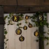 LED-lyskæde solcelle Flame med flamme effekt