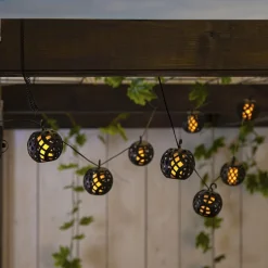 LED-lyskæde solcelle Flame med flamme effekt