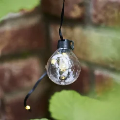 LED-lyskæder Bolla, klar, plast Længde 5,3 m 20-fl.