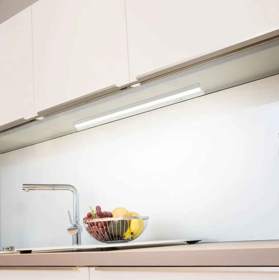 LED-møbellampe Conero DIM Euro-stik 90 cm grå