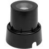 LED-nedbygningslampe 7876, sort