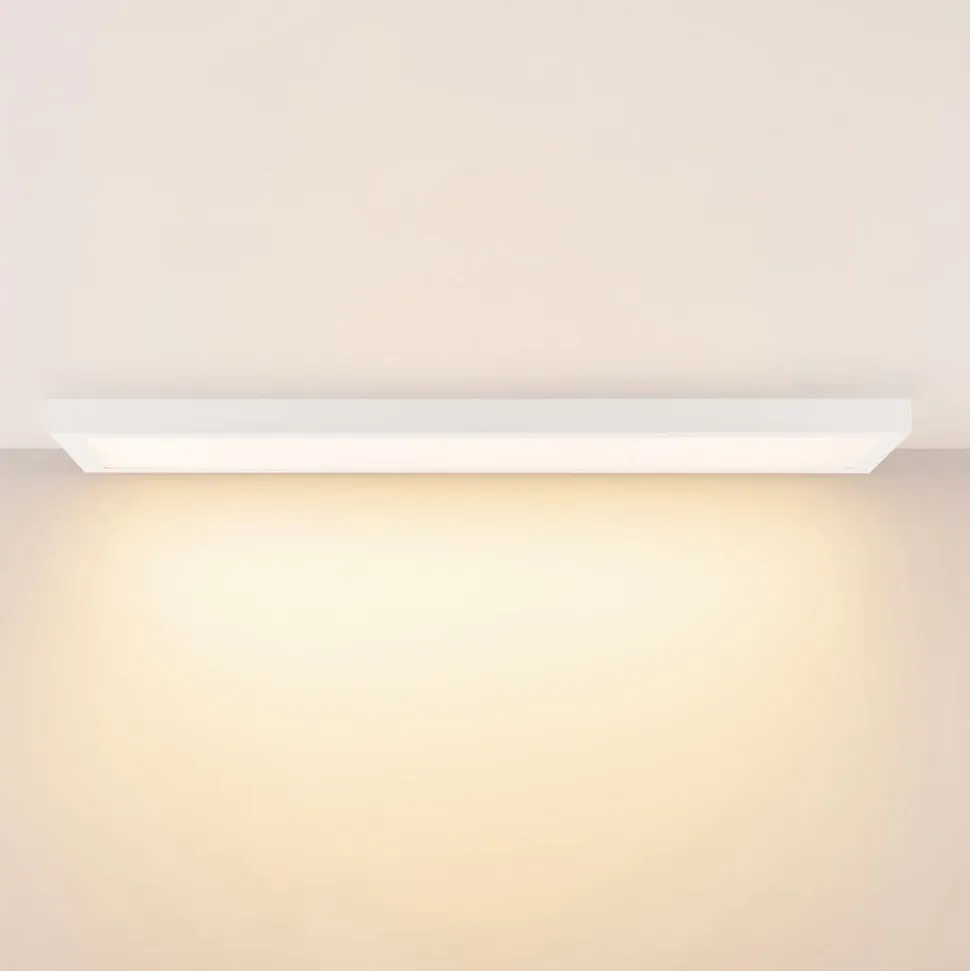 LED-panel PRO OFFICE SANO, 123 x 33 cm, DALI hvid metal CCT