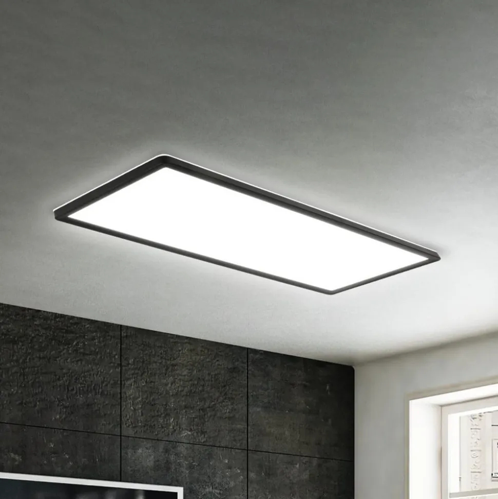 LED-panel til overflademontering Slim 58x20cm on/off 4.000K sort