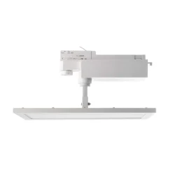 LED-panel TRACK LIGHT, hvid, 3-faset, 3.000 K, tænd/sluk