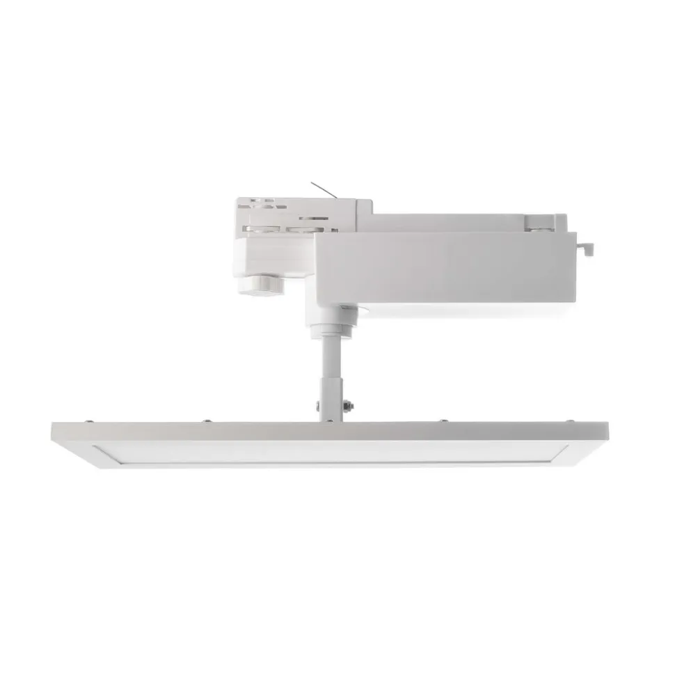 LED-panel TRACK LIGHT, hvid, 3-faset, 4.000 K, tænd/sluk