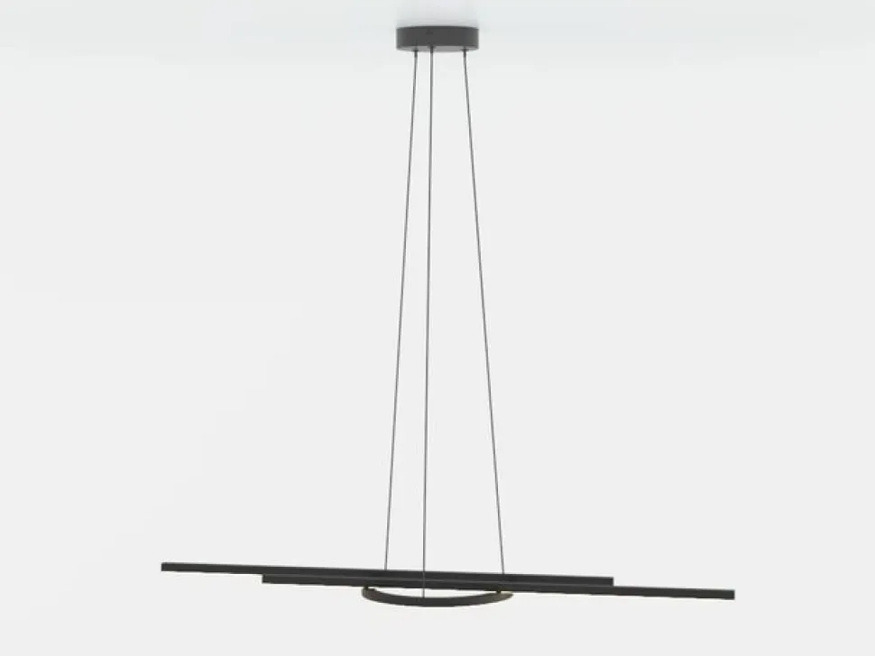 LED-pendel Zillerio-Z sort ZigBee CCT dim