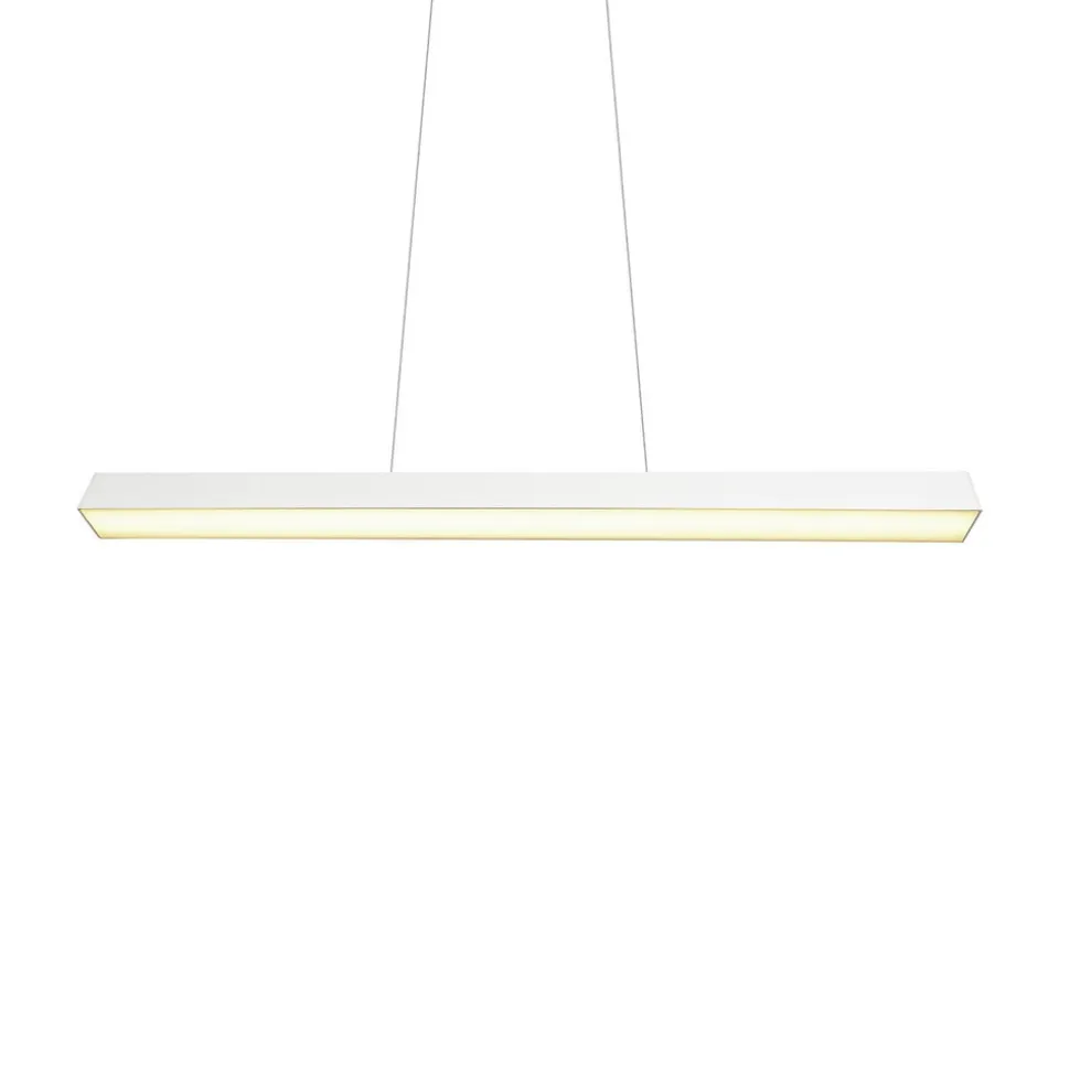 LED-pendellampe Paros DUOline, bjælke, hvid mat