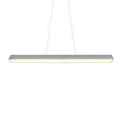 LED-pendellampe Paros DUOline, bjælke, nikkel