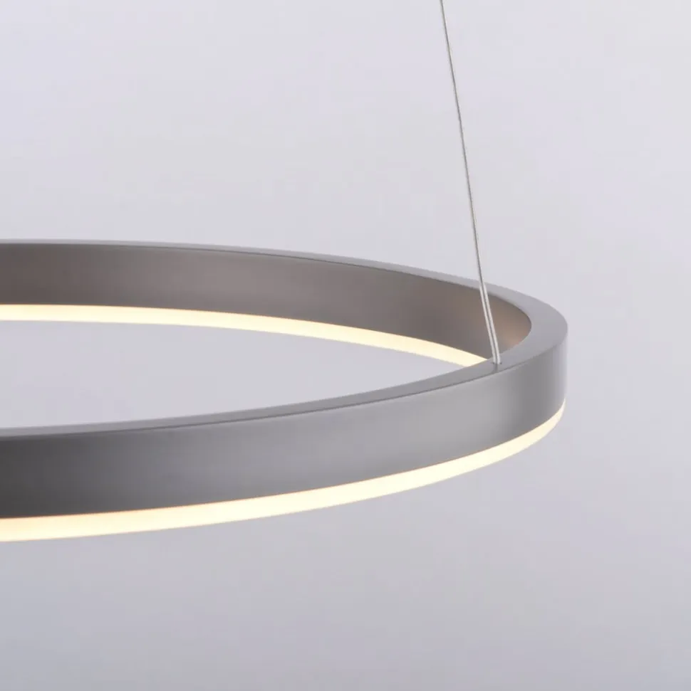 LED-pendellampe Ritus, Ø 39,3 cm, aluminium