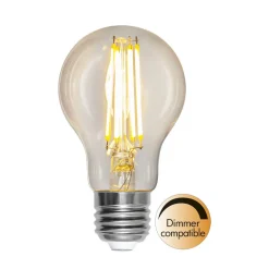 LED-pære A60 E27 8 W 810 lm klar 2.700K Filament dæmpbar