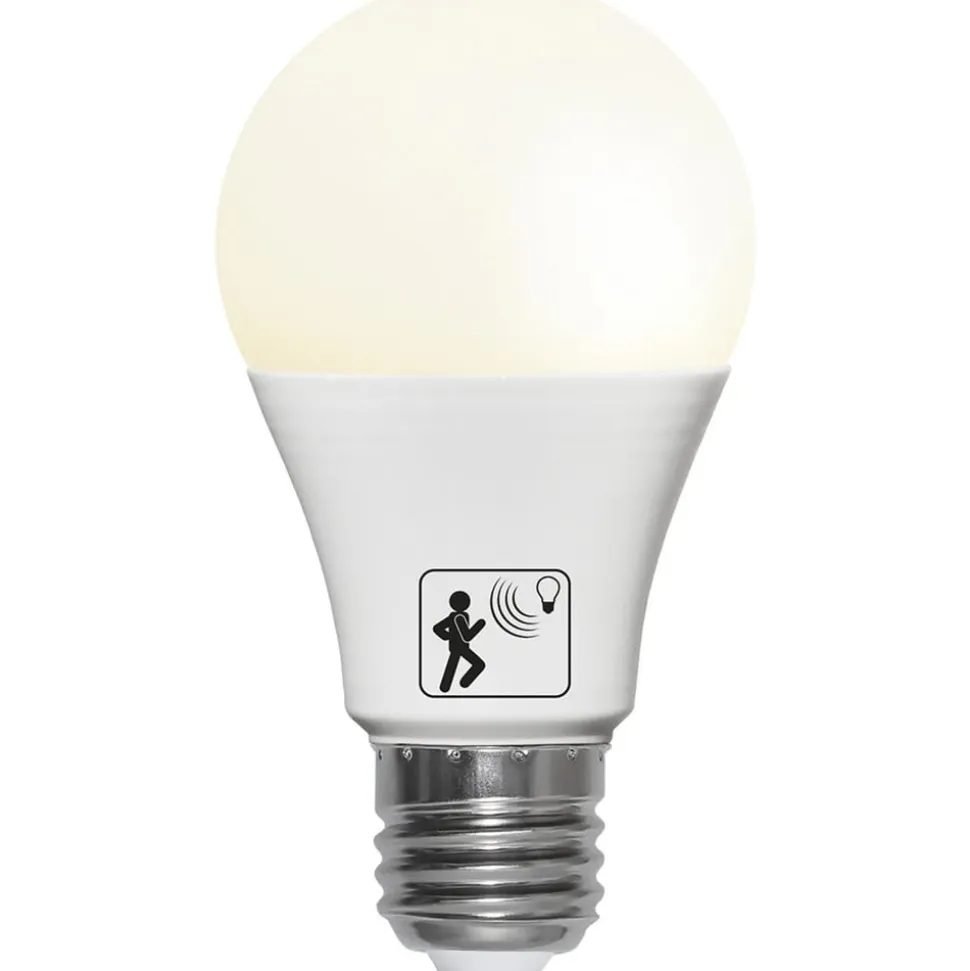 LED-pære A60 E27 4,8W 2700K med bevægelsessensor