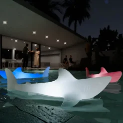 LED-pære BOBB the shark lamp, flydende, RGBW