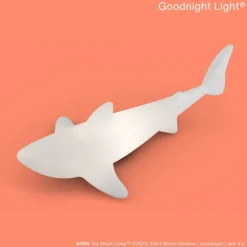 LED-pære BOBB the shark lamp, flydende, RGBW