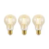 LED-pære E27 6,5 W 825 rav 3-trins-dæmper, 3 stk