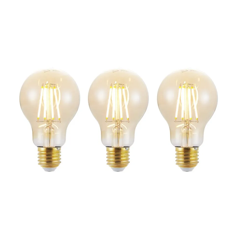 LED-pære E27 6,5 W 825 rav 3-trins-dæmper, 3 stk