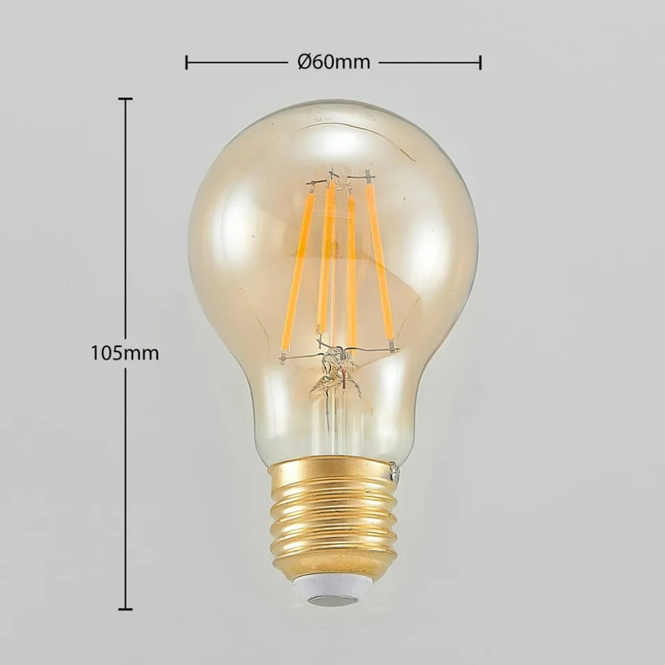 LED-pære E27 6,5 W 825 rav 3-trins-dæmper, 3 stk