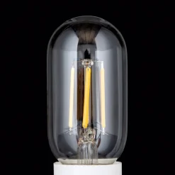LED-pære E27 8 W filament T45 2.700 K. kan dæmpes