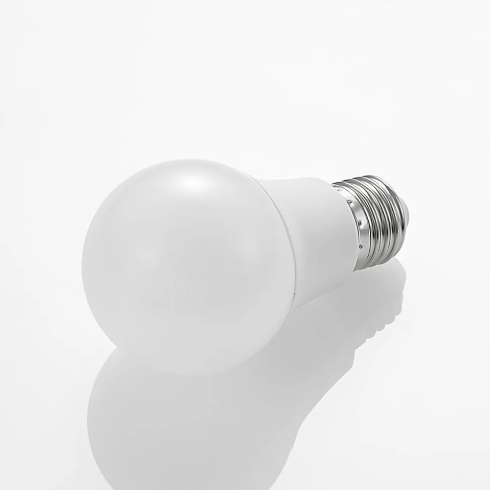LED-pære E27 A60 4,9 W 3.000 K opal, 6 stk