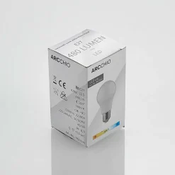 LED-pære E27 A60 4,9 W 3.000 K opal, 6 stk