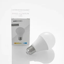 LED-pære E27 A60 9,5 W 3.000 K opal sæt med 10 stk