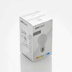 LED-pære E27 A60 9,5 W 3.000 K opal, sæt med 3 stk